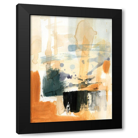 Seria III Black Modern Wood Framed Art Print with Double Matting by Barnes, Victoria