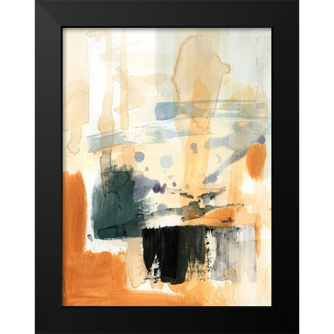 Seria III Black Modern Wood Framed Art Print by Barnes, Victoria