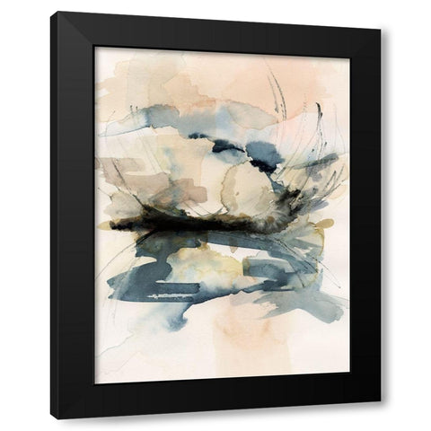 Winter Shoal I Black Modern Wood Framed Art Print with Double Matting by Barnes, Victoria
