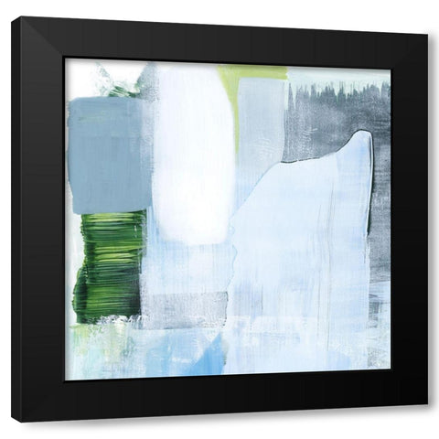 Oceanic Shimmer III Black Modern Wood Framed Art Print with Double Matting by Popp, Grace