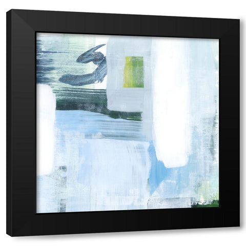 Oceanic Shimmer V Black Modern Wood Framed Art Print with Double Matting by Popp, Grace