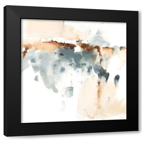Oxide II Black Modern Wood Framed Art Print with Double Matting by Harper, Ethan