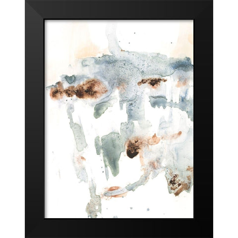 Oxide IV Black Modern Wood Framed Art Print by Harper, Ethan