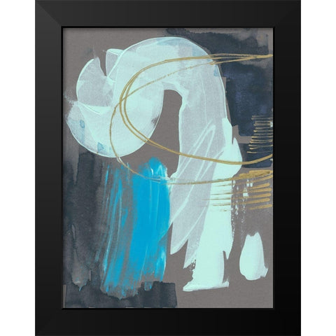 Swivel I Black Modern Wood Framed Art Print by Goldberger, Jennifer