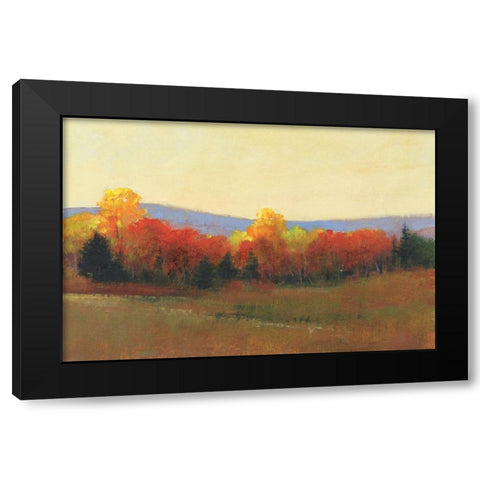 Changing Colors II Black Modern Wood Framed Art Print with Double Matting by OToole, Tim
