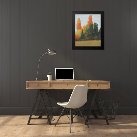 Fall Colors I Black Modern Wood Framed Art Print by OToole, Tim