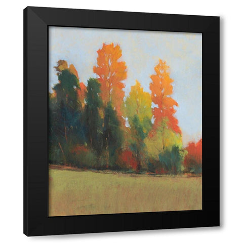 Fall Colors II Black Modern Wood Framed Art Print by OToole, Tim