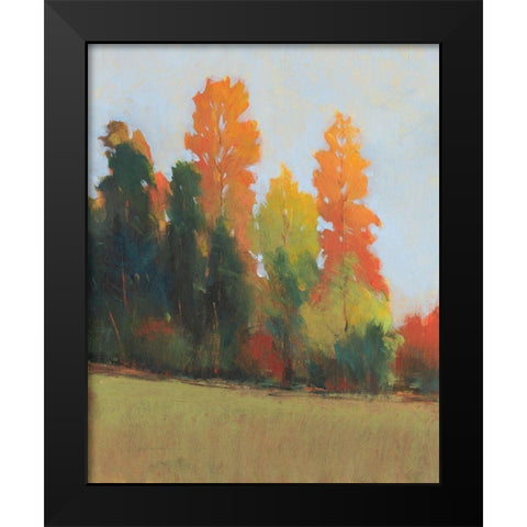 Fall Colors II Black Modern Wood Framed Art Print by OToole, Tim