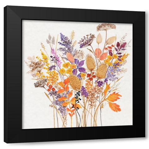 Dried Arrangement I Black Modern Wood Framed Art Print with Double Matting by OToole, Tim