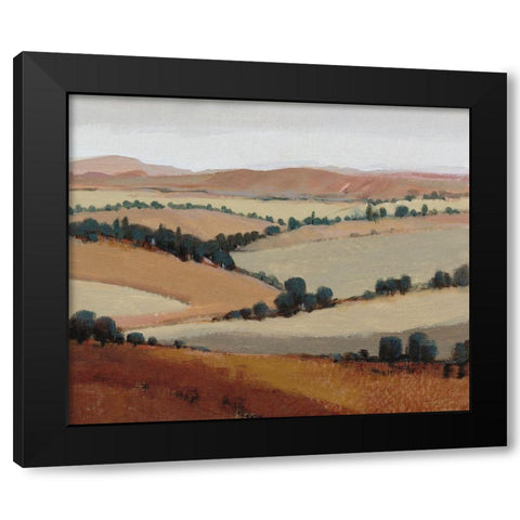 Soaring View I Black Modern Wood Framed Art Print with Double Matting by OToole, Tim