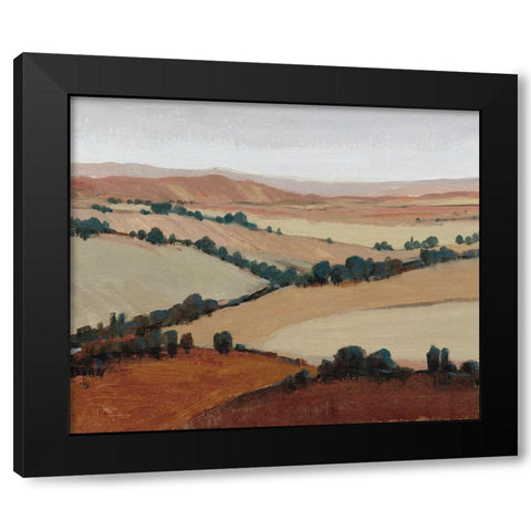 Soaring View II Black Modern Wood Framed Art Print with Double Matting by OToole, Tim