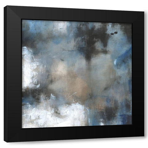 Shifting Motion I Black Modern Wood Framed Art Print with Double Matting by OToole, Tim