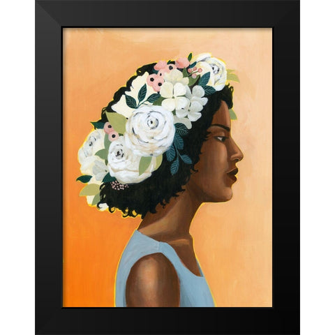 Modern Laurel I Black Modern Wood Framed Art Print by Popp, Grace