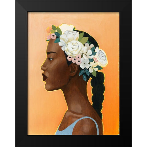 Modern Laurel II Black Modern Wood Framed Art Print by Popp, Grace