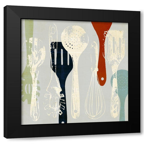 Cooks Choice II Black Modern Wood Framed Art Print by Warren, Annie