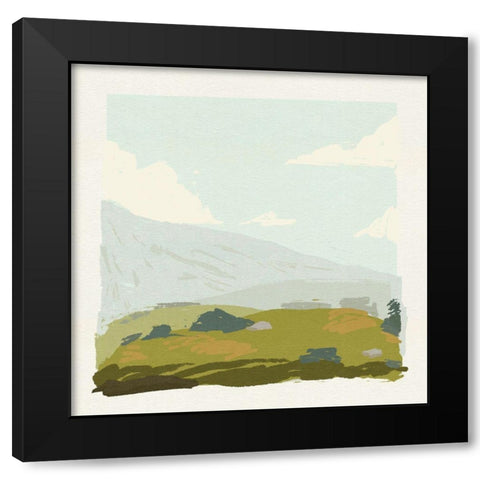 Alpine Ascent III Black Modern Wood Framed Art Print by Green, Jacob
