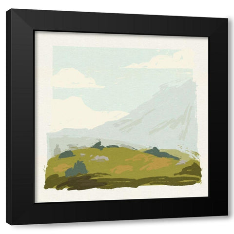 Alpine Ascent IV Black Modern Wood Framed Art Print by Green, Jacob