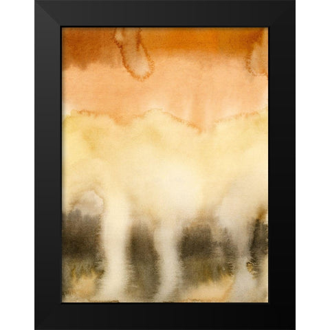 Sunset Windowpane I Black Modern Wood Framed Art Print by Popp, Grace