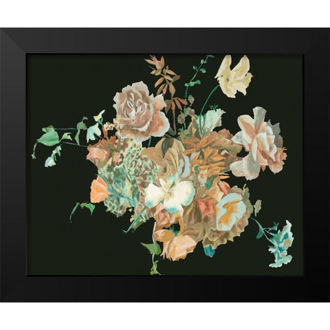 Blooming in the Dark III Black Modern Wood Framed Art Print by Wang, Melissa