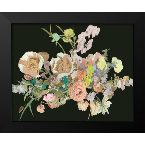 Blooming in the Dark IV Black Modern Wood Framed Art Print by Wang, Melissa