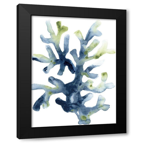 Liquid Coral I Black Modern Wood Framed Art Print with Double Matting by Vess, June Erica
