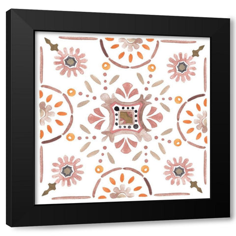 Summertime Ceramic IV Black Modern Wood Framed Art Print with Double Matting by Wang, Melissa