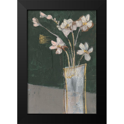 Textured Still Life II Black Modern Wood Framed Art Print by Goldberger, Jennifer