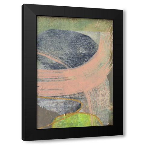 Betwixt I Black Modern Wood Framed Art Print with Double Matting by Goldberger, Jennifer