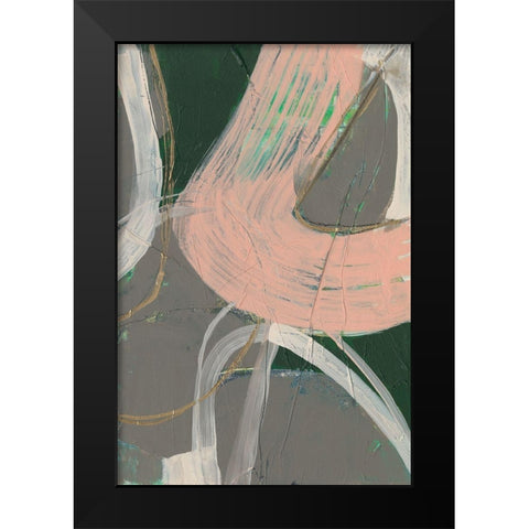 Connected Disconnect I Black Modern Wood Framed Art Print by Goldberger, Jennifer