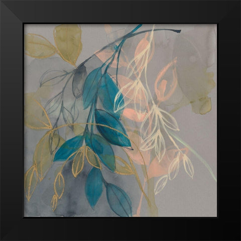 Layers of Branches II Black Modern Wood Framed Art Print by Goldberger, Jennifer