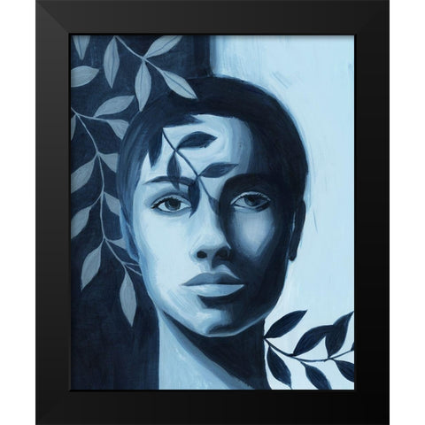 Winking Shadow III Black Modern Wood Framed Art Print by Popp, Grace