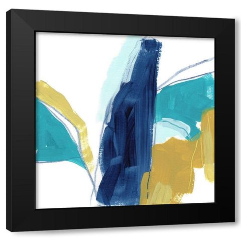 Bottleneck I Black Modern Wood Framed Art Print by Vess, June Erica