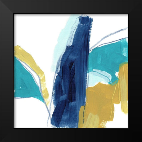 Bottleneck I Black Modern Wood Framed Art Print by Vess, June Erica