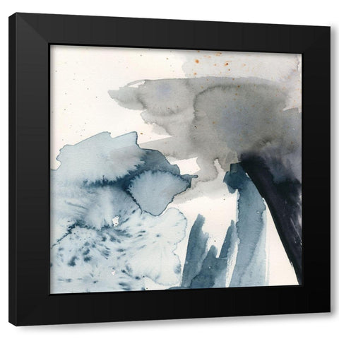 Winter Current III Black Modern Wood Framed Art Print with Double Matting by Barnes, Victoria