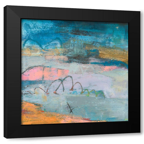 Rax II Black Modern Wood Framed Art Print by Jachimiec, Sue
