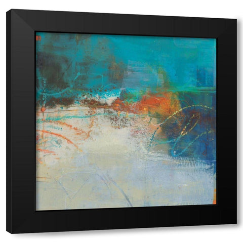 Keek I Black Modern Wood Framed Art Print with Double Matting by Jachimiec, Sue