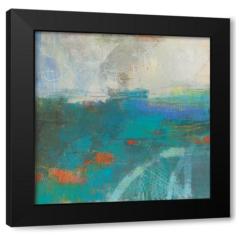 Keek II Black Modern Wood Framed Art Print with Double Matting by Jachimiec, Sue