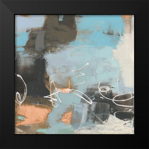 Thither I Black Modern Wood Framed Art Print by Jachimiec, Sue