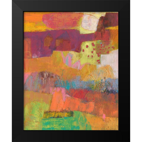 Atiptoe I Black Modern Wood Framed Art Print by Jachimiec, Sue