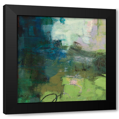 Pacific II Black Modern Wood Framed Art Print with Double Matting by Jachimiec, Sue