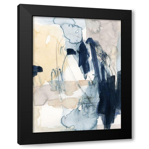 Wild Air I Black Modern Wood Framed Art Print with Double Matting by Barnes, Victoria