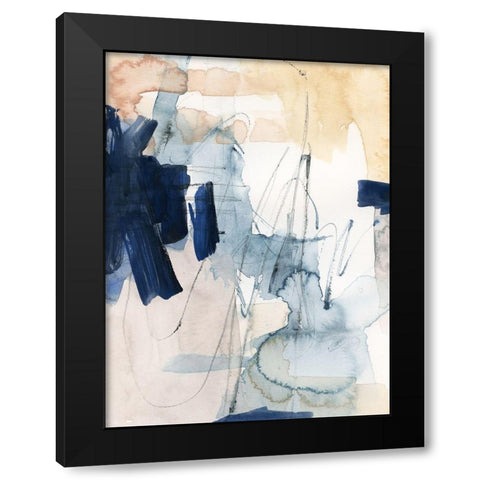 Wild Air II Black Modern Wood Framed Art Print with Double Matting by Barnes, Victoria