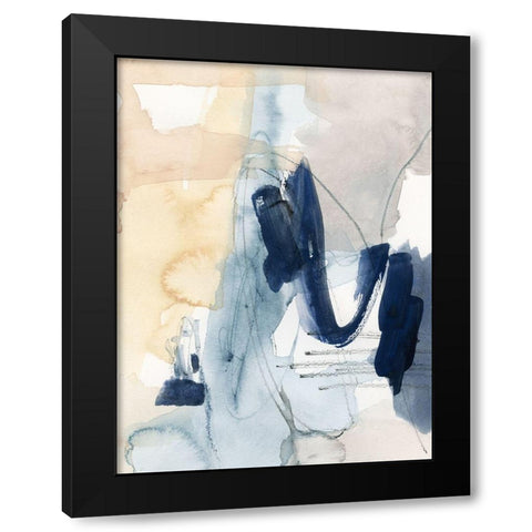 Wild Air III Black Modern Wood Framed Art Print with Double Matting by Barnes, Victoria