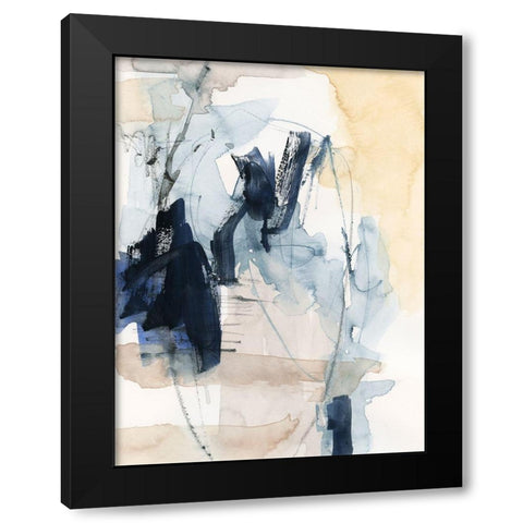 Wild Air IV Black Modern Wood Framed Art Print with Double Matting by Barnes, Victoria