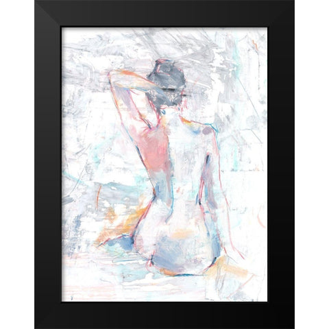 Pastel Study I Black Modern Wood Framed Art Print by Harper, Ethan