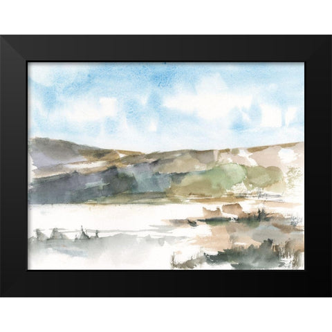 Western Lake Study II Black Modern Wood Framed Art Print by Harper, Ethan