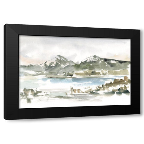 Snow-capped Mountain Study I Black Modern Wood Framed Art Print with Double Matting by Harper, Ethan