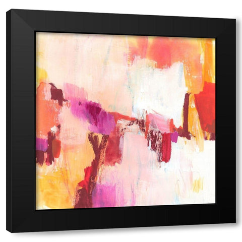 Frizzante II Black Modern Wood Framed Art Print by Barnes, Victoria