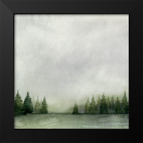 Timberline II Black Modern Wood Framed Art Print by Popp, Grace