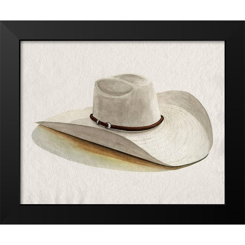 Cowboy Hat II Black Modern Wood Framed Art Print by Popp, Grace